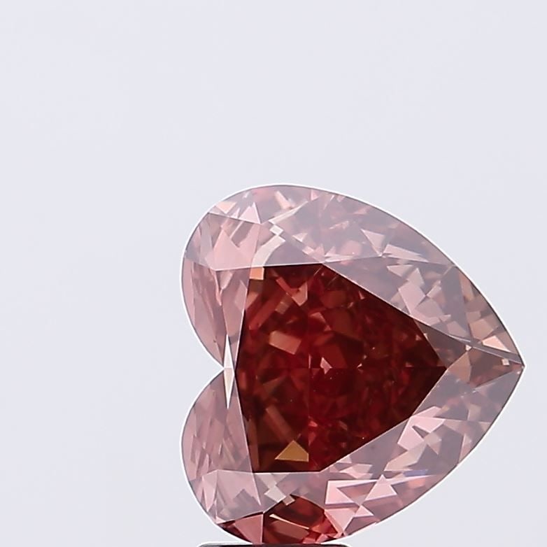 Loose Diamond - HEART 10.33ct Fancy Deep Pink VS1: Loose Diamond - HEART 10.33ct Fancy Deep Pink VS1 Source: This is a real non-mined Diamond that has been grown in a lab Shape: HEART Carats: 10.33 Color: Fancy Deep Pink Certification: IGI Video: