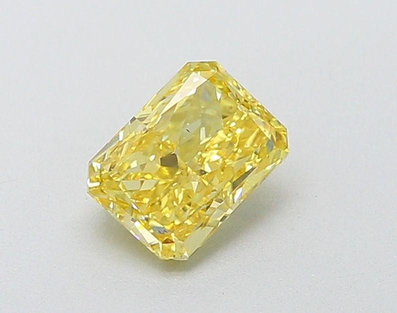 Loose Diamond - RADIANT 1.0ct Fancy Yellow VS2: Loose Diamond - RADIANT 1.0ct Fancy Yellow VS2 Source: This is a real non-mined Diamond that has been grown in a lab Shape: RADIANT Carats: 1.0 Color: Fancy Yellow Certification: IGI Video: