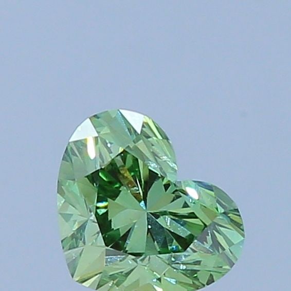 Loose Diamond - HEART 0.7ct Fancy Vivid Green VS2: Loose Diamond - HEART 0.7ct Fancy Vivid Green VS2 Source: This is a real non-mined Diamond that has been grown in a lab Shape: HEART Carats: 0.7 Color: Fancy Vivid Green Certification: NONE Video: