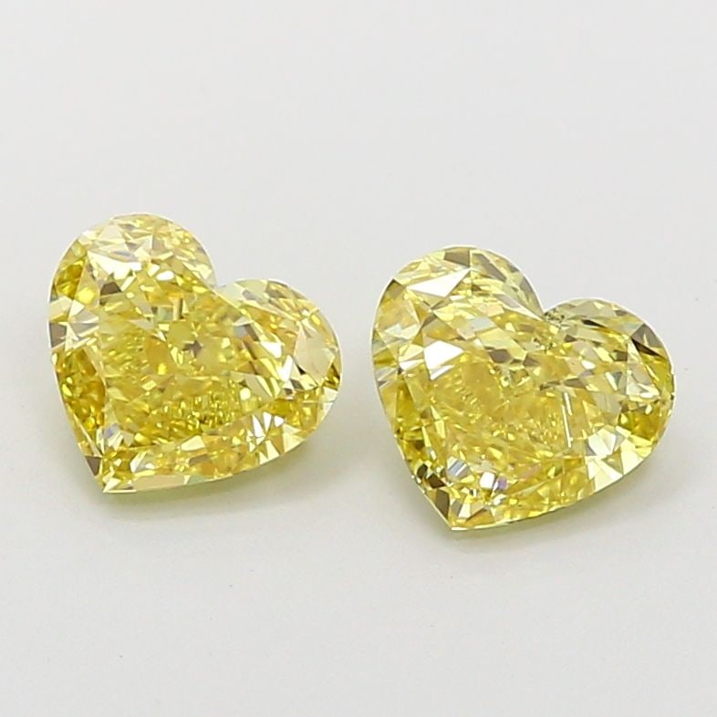 Loose Diamond - HEART 0.9ct Fancy Intense Yellow VVS2: Loose Diamond - HEART 0.9ct Fancy Intense Yellow VVS2 Source: This is a real non-mined Diamond that has been grown in a lab Shape: HEART Carats: 0.9 Color: Fancy Intense Yellow Certification: IGI Vide