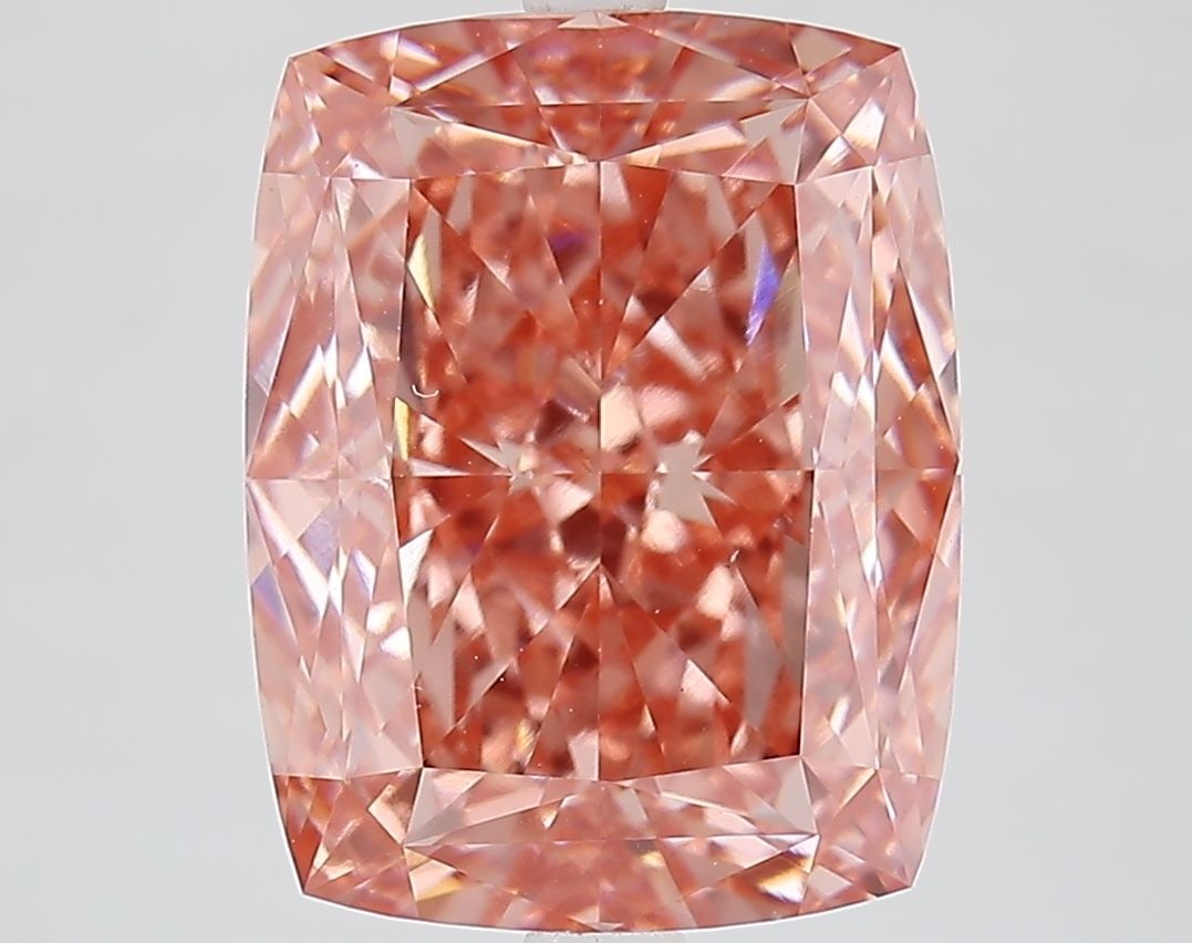 Loose Diamond - CUSHION MODIFIED 7.01ct Fancy Vivid Pink VS1: Loose Diamond - CUSHION MODIFIED 7.01ct Fancy Vivid Pink VS1 Source: This is a real non-mined Diamond that has been grown in a lab Shape: CUSHION MODIFIED Carats: 7.01 Color: Fancy Vivid Pink Certific