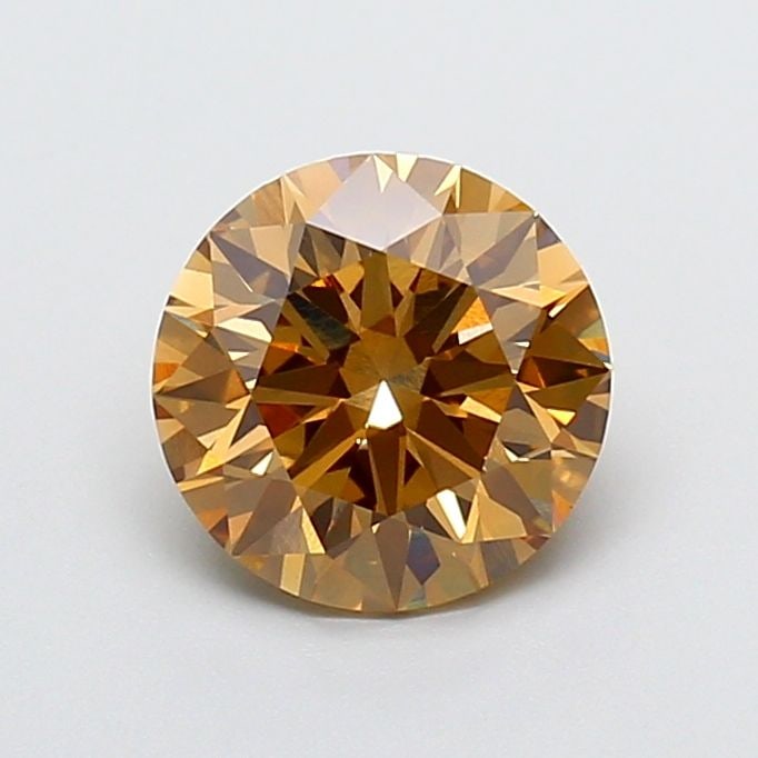 Ideal Loose Diamond - ROUND 2.02ct Fancy Brown VVS2: Ideal Loose Diamond - ROUND 2.02ct Fancy Brown VVS2 Source: This is a real non-mined Diamond that has been grown in a lab Shape: ROUND Carats: 2.02 Color: Fancy Brown Certification: IGI Video:
