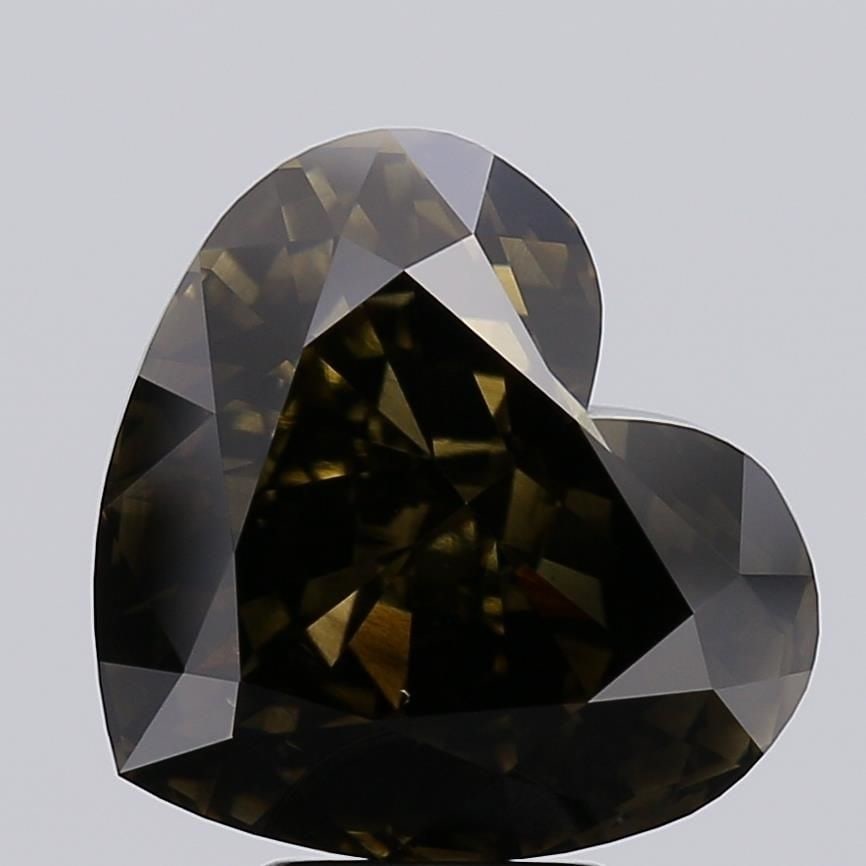 Loose Diamond - HEART 7.01ct Fancy Gray VS2: Loose Diamond - HEART 7.01ct Fancy Gray VS2 Source: This is a real non-mined Diamond that has been grown in a lab Shape: HEART Carats: 7.01 Color: Fancy Gray Certification: IGI Video: