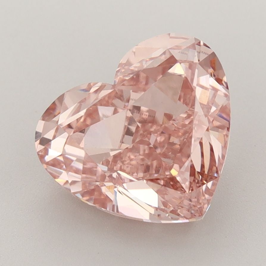 Loose Diamond - HEART 3.68ct Fancy Vivid Pink VS1: Loose Diamond - HEART 3.68ct Fancy Vivid Pink VS1 Source: This is a real non-mined Diamond that has been grown in a lab Shape: HEART Carats: 3.68 Color: Fancy Vivid Pink Certification: IGI Video: