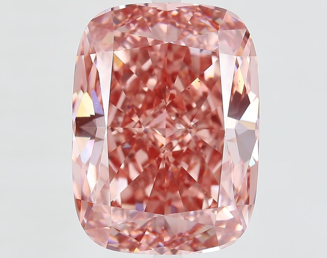 Loose Diamond - CUSHION MODIFIED 19.07ct Fancy Vivid Pink VS2 (1 of 1)