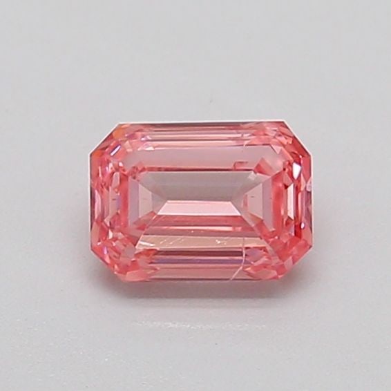 Loose Diamond - EMERALD 0.5ct Fancy Intense Pink SI2: Loose Diamond - EMERALD 0.5ct Fancy Intense Pink SI2 Source: This is a real non-mined Diamond that has been grown in a lab Shape: EMERALD Carats: 0.5 Color: Fancy Intense Pink Certification: IGI Video
