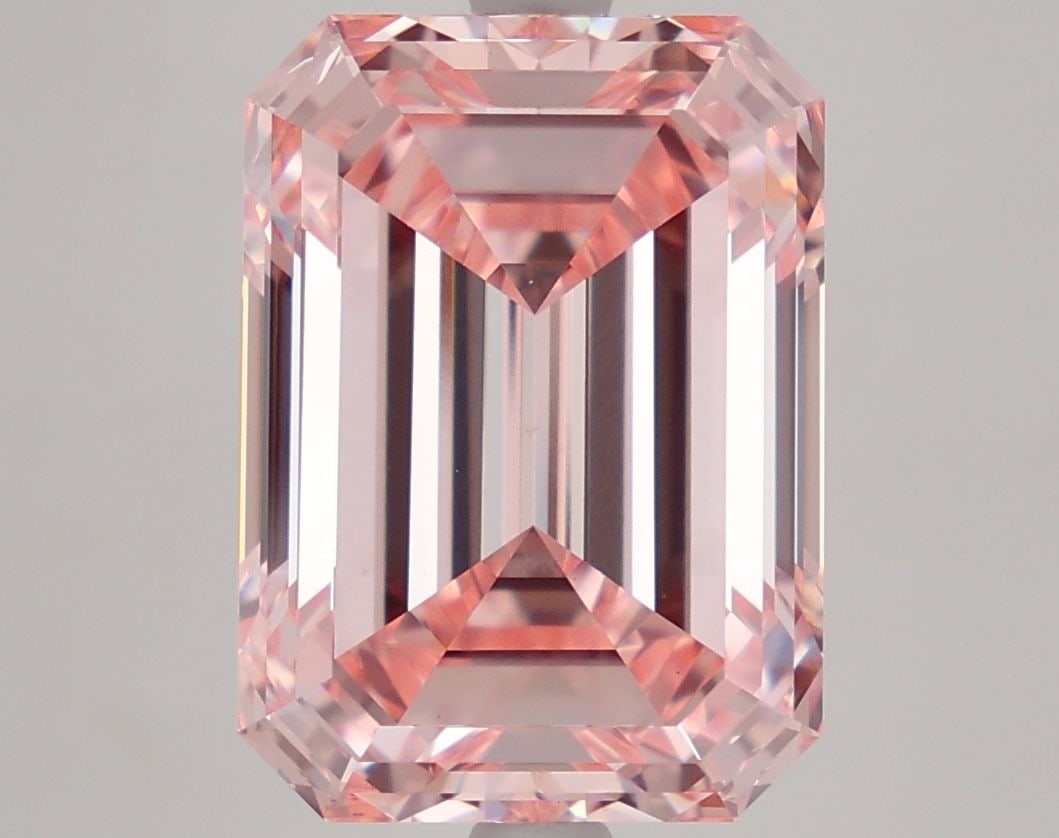 Loose Diamond - EMERALD 7.02ct Fancy Intense Pink VS1 (1 of 1)