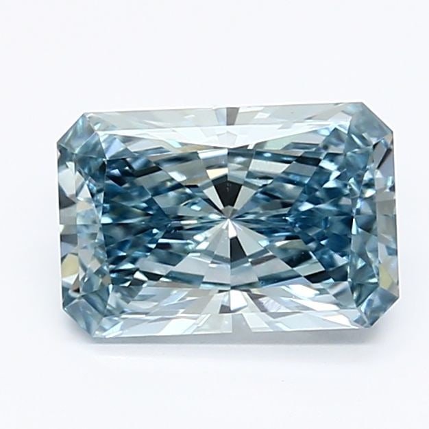Loose Diamond - RADIANT 1.23ct Fancy Vivid Blue VS1: Loose Diamond - RADIANT 1.23ct Fancy Vivid Blue VS1 Source: This is a real non-mined Diamond that has been grown in a lab Shape: RADIANT Carats: 1.23 Color: Fancy Vivid Blue Certification: IGI Video: