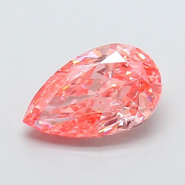 Loose Diamond - PEAR 1.58ct Fancy Vivid Pink VS1: Loose Diamond - PEAR 1.58ct Fancy Vivid Pink VS1 Source: This is a real non-mined Diamond that has been grown in a lab Shape: PEAR Carats: 1.58 Color: Fancy Vivid Pink Certification: IGI Video: