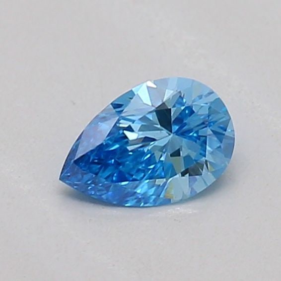 Loose Diamond - PEAR 0.18ct Fancy Vivid Blue VS1: Loose Diamond - PEAR 0.18ct Fancy Vivid Blue VS1 Source: This is a real non-mined Diamond that has been grown in a lab Shape: PEAR Carats: 0.18 Color: Fancy Vivid Blue Certification: IGI Video: