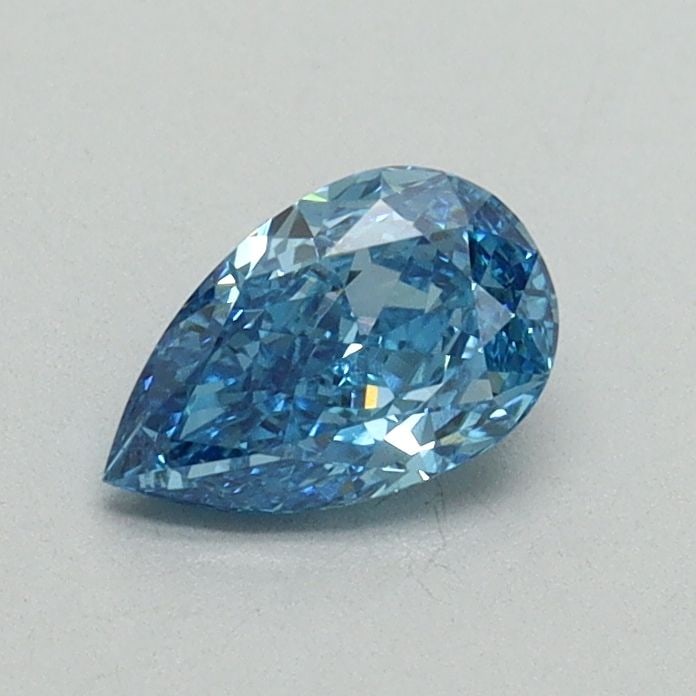 Loose Diamond - PEAR 0.5ct Fancy Vivid Blue VS2: Loose Diamond - PEAR 0.5ct Fancy Vivid Blue VS2 Source: This is a real non-mined Diamond that has been grown in a lab Shape: PEAR Carats: 0.5 Color: Fancy Vivid Blue Certification: IGI Video: