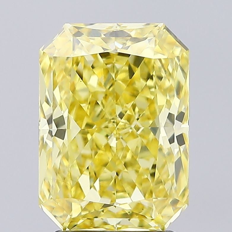 Loose Diamond - RADIANT 2.54ct Fancy Intense Yellow VS1: Loose Diamond - RADIANT 2.54ct Fancy Intense Yellow VS1 Source: This is a real non-mined Diamond that has been grown in a lab Shape: RADIANT Carats: 2.54 Color: Fancy Intense Yellow Certification: IGI