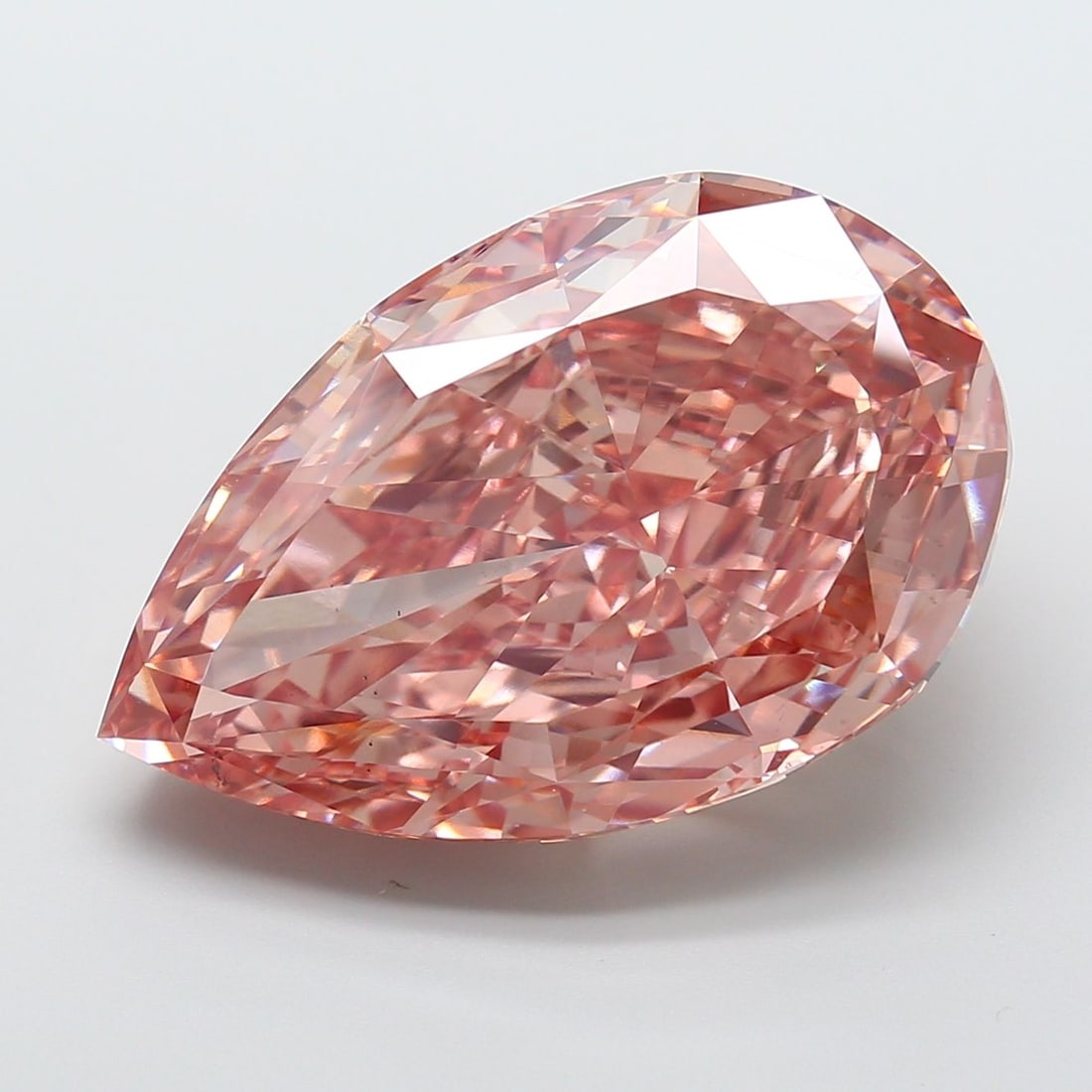 Loose Diamond - PEAR 30.16ct Fancy Intense Pink VS2: Loose Diamond - PEAR 30.16ct Fancy Intense Pink VS2 Source: This is a real non-mined Diamond that has been grown in a lab Shape: PEAR Carats: 30.16 Color: Fancy Intense Pink Certification: IGI Video: