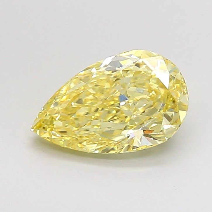Loose Diamond - PEAR 2.06ct Fancy Intense Yellow VS1: Loose Diamond - PEAR 2.06ct Fancy Intense Yellow VS1 Source: This is a real non-mined Diamond that has been grown in a lab Shape: PEAR Carats: 2.06 Color: Fancy Intense Yellow Certification: IGI Video