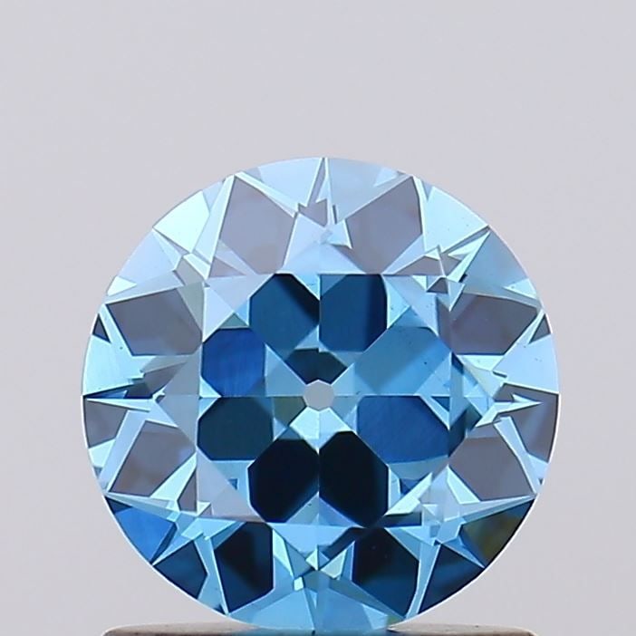 Loose Diamond - EUROPEAN CUT 1.04ct Fancy Vivid Blue VS1: Loose Diamond - EUROPEAN CUT 1.04ct Fancy Vivid Blue VS1 Source: This is a real non-mined Diamond that has been grown in a lab Shape: EUROPEAN CUT Carats: 1.04 Color: Fancy Vivid Blue Certification: N