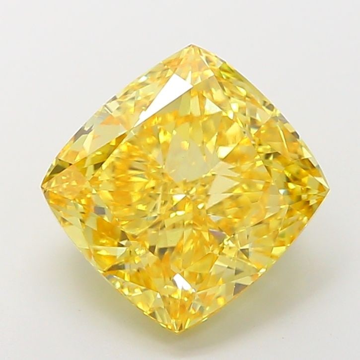 Loose Diamond - CUSHION MODIFIED 6.1ct Fancy Vivid Yellow VS1: Loose Diamond - CUSHION MODIFIED 6.1ct Fancy Vivid Yellow VS1 Source: This is a real non-mined Diamond that has been grown in a lab Shape: CUSHION MODIFIED Carats: 6.1 Color: Fancy Vivid Yellow Certif