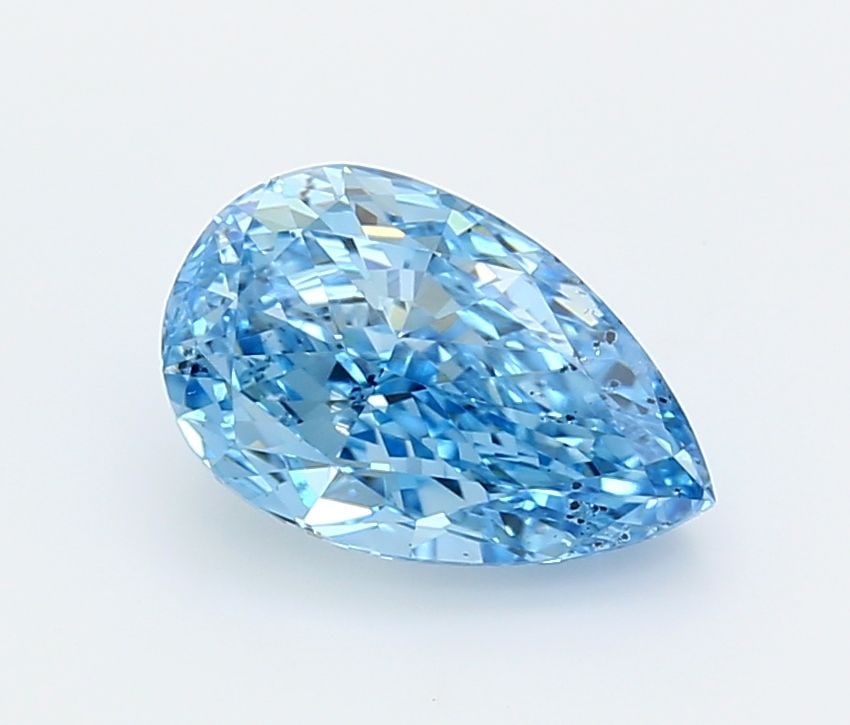 Loose Diamond - PEAR 2.51ct Fancy Vivid Blue SI2: Loose Diamond - PEAR 2.51ct Fancy Vivid Blue SI2 Source: This is a real non-mined Diamond that has been grown in a lab Shape: PEAR Carats: 2.51 Color: Fancy Vivid Blue Certification: IGI Video: