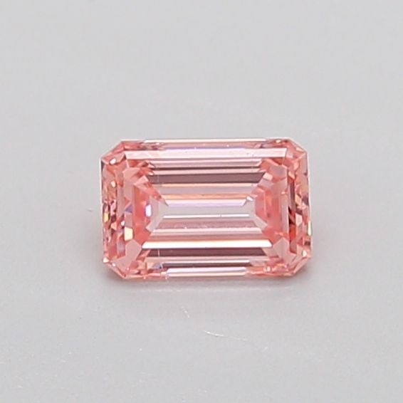 Loose Diamond - EMERALD 0.3ct Fancy Intense Pink VS2: Loose Diamond - EMERALD 0.3ct Fancy Intense Pink VS2 Source: This is a real non-mined Diamond that has been grown in a lab Shape: EMERALD Carats: 0.3 Color: Fancy Intense Pink Certification: IGI Video