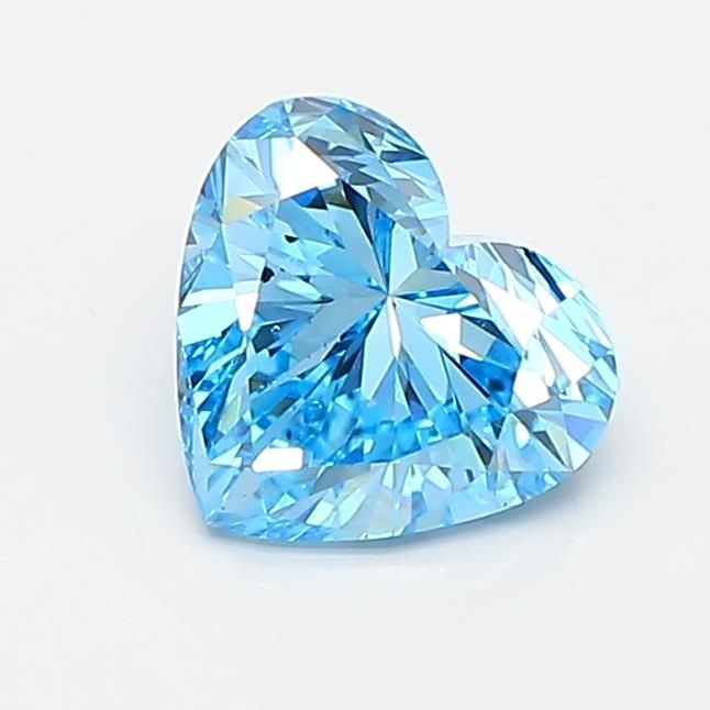 Loose Diamond - HEART 0.98ct Fancy Vivid Blue VS2: Loose Diamond - HEART 0.98ct Fancy Vivid Blue VS2 Source: This is a real non-mined Diamond that has been grown in a lab Shape: HEART Carats: 0.98 Color: Fancy Vivid Blue Certification: IGI Video: