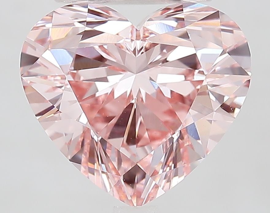 Loose Diamond - HEART 4.4ct Fancy Intense Pink VS1: Loose Diamond - HEART 4.4ct Fancy Intense Pink VS1 Source: This is a real non-mined Diamond that has been grown in a lab Shape: HEART Carats: 4.4 Color: Fancy Intense Pink Certification: IGI Video: