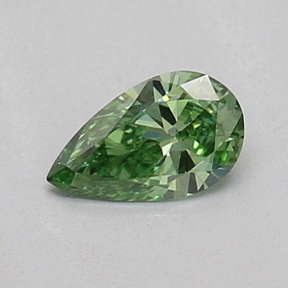 Loose Diamond - PEAR 0.16ct Fancy Vivid Green VS1: Loose Diamond - PEAR 0.16ct Fancy Vivid Green VS1 Source: This is a real non-mined Diamond that has been grown in a lab Shape: PEAR Carats: 0.16 Color: Fancy Vivid Green Certification: IGI Video: