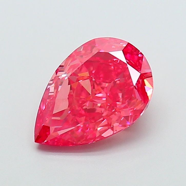 Loose Diamond - PEAR 3.83ct Fancy Vivid Pink VVS2: Loose Diamond - PEAR 3.83ct Fancy Vivid Pink VVS2 Source: This is a real non-mined Diamond that has been grown in a lab Shape: PEAR Carats: 3.83 Color: Fancy Vivid Pink Certification: IGI Video:
