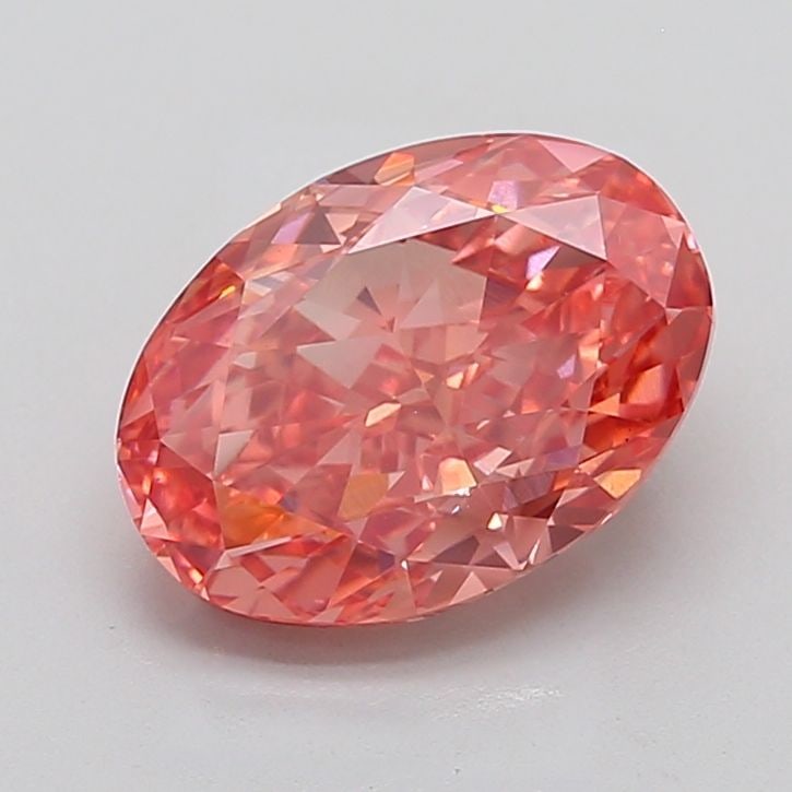 Loose Diamond - OVAL 5.01ct Fancy Vivid Pink VS2: Loose Diamond - OVAL 5.01ct Fancy Vivid Pink VS2 Source: This is a real non-mined Diamond that has been grown in a lab Shape: OVAL Carats: 5.01 Color: Fancy Vivid Pink Certification: IGI Video:
