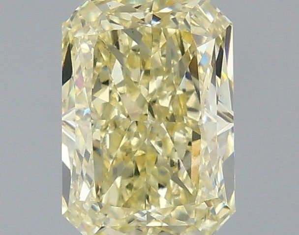 Loose Diamond - RADIANT 1.56ct Fancy Yellow VVS2: Loose Diamond - RADIANT 1.56ct Fancy Yellow VVS2 Source: This is a real non-mined Diamond that has been grown in a lab Shape: RADIANT Carats: 1.56 Color: Fancy Yellow Certification: IGI Video: