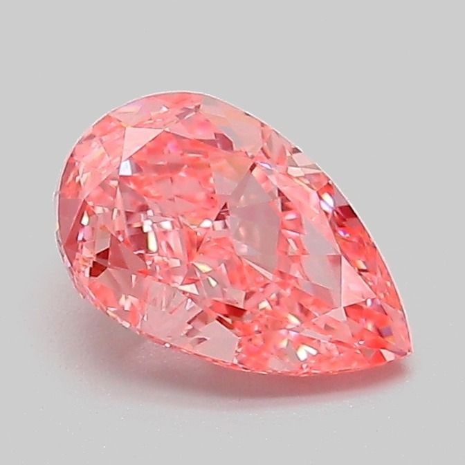 Loose Diamond - PEAR 1.04ct Fancy Vivid Pink VVS2: Loose Diamond - PEAR 1.04ct Fancy Vivid Pink VVS2 Source: This is a real non-mined Diamond that has been grown in a lab Shape: PEAR Carats: 1.04 Color: Fancy Vivid Pink Certification: IGI Video: