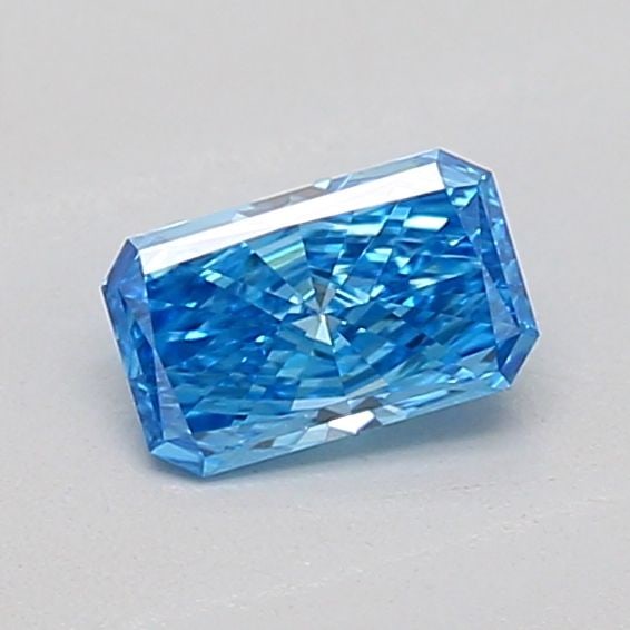 Loose Diamond - RADIANT 0.24ct Fancy Vivid Blue VS1: Loose Diamond - RADIANT 0.24ct Fancy Vivid Blue VS1 Source: This is a real non-mined Diamond that has been grown in a lab Shape: RADIANT Carats: 0.24 Color: Fancy Vivid Blue Certification: IGI The Dia