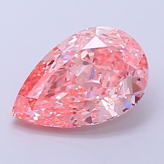 Loose Diamond - PEAR 2.27ct Fancy Vivid Pink VS2: Loose Diamond - PEAR 2.27ct Fancy Vivid Pink VS2 Source: This is a real non-mined Diamond that has been grown in a lab Shape: PEAR Carats: 2.27 Color: Fancy Vivid Pink Certification: IGI Video: