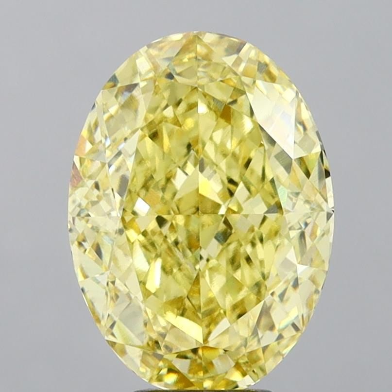 Loose Diamond - OVAL 7.06ct Fancy Intense Yellow VS1 (1 of 1)