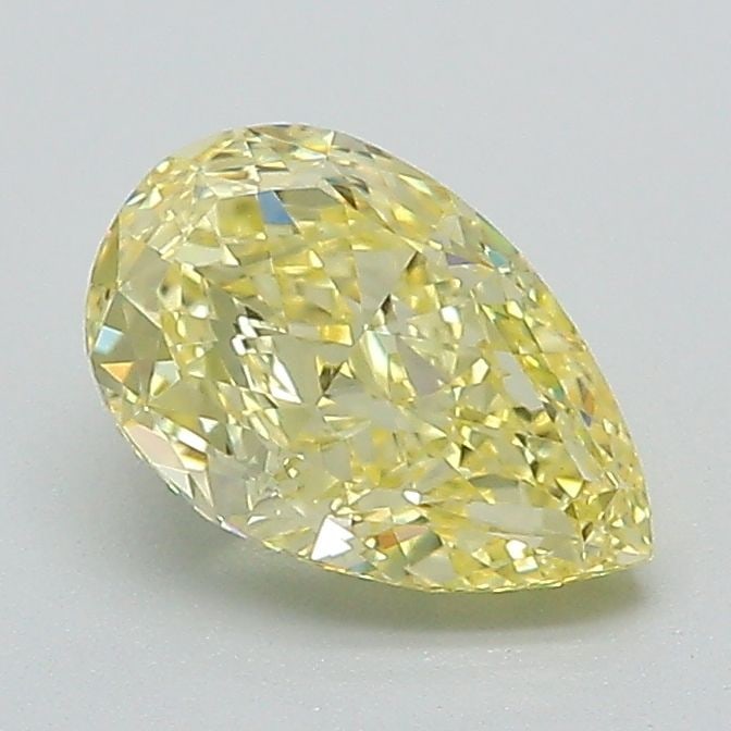 Loose Diamond - PEAR 1.2ct Fancy Intense Yellow VVS2: Loose Diamond - PEAR 1.2ct Fancy Intense Yellow VVS2 Source: This is a real non-mined Diamond that has been grown in a lab Shape: PEAR Carats: 1.2 Color: Fancy Intense Yellow Certification: IGI Video: