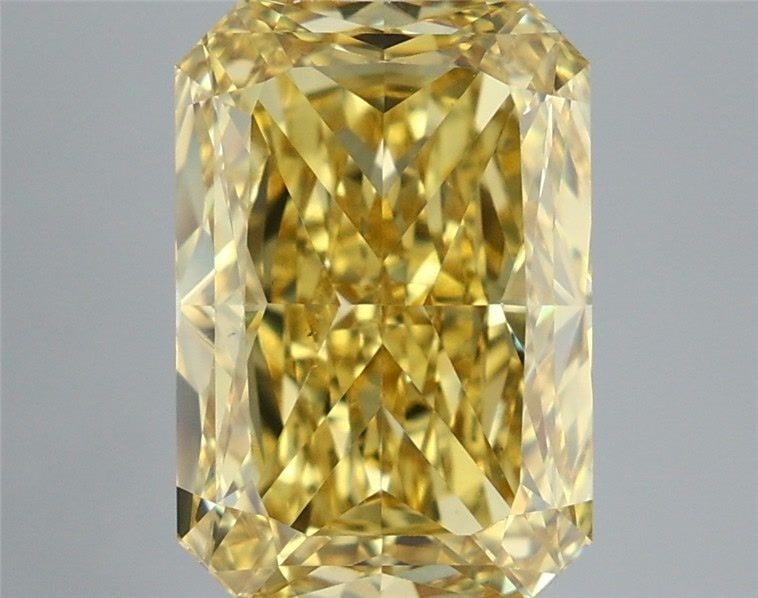 Loose Diamond - RADIANT 6.03ct Fancy Vivid Yellow VS1 (1 of 1)