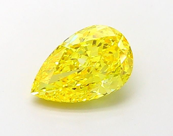 Loose Diamond - PEAR 2.0ct Fancy Vivid Yellow VVS1: Loose Diamond - PEAR 2.0ct Fancy Vivid Yellow VVS1 Source: This is a real non-mined Diamond that has been grown in a lab Shape: PEAR Carats: 2.0 Color: Fancy Vivid Yellow Certification: IGI Video: