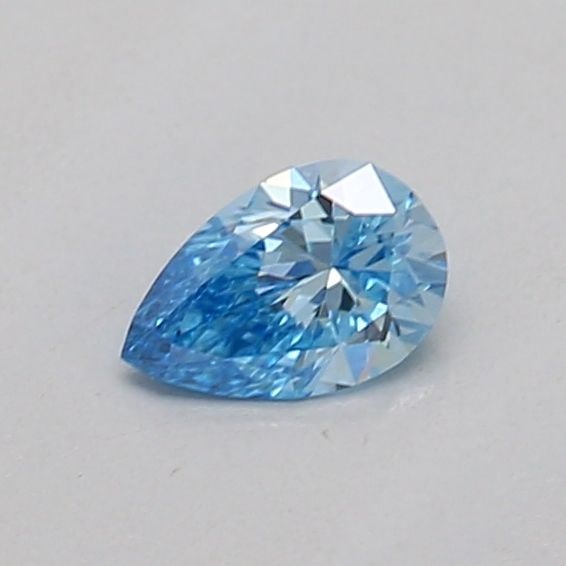 Loose Diamond - PEAR 0.14ct Fancy Vivid Blue VS1: Loose Diamond - PEAR 0.14ct Fancy Vivid Blue VS1 Source: This is a real non-mined Diamond that has been grown in a lab Shape: PEAR Carats: 0.14 Color: Fancy Vivid Blue Certification: IGI The Diamond D