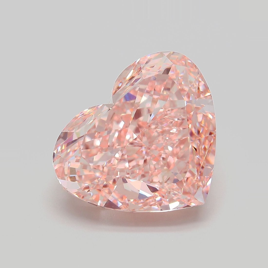 Loose Diamond - HEART 16.09ct Fancy Intense Pink VVS2: Loose Diamond - HEART 16.09ct Fancy Intense Pink VVS2 Source: This is a real non-mined Diamond that has been grown in a lab Shape: HEART Carats: 16.09 Color: Fancy Intense Pink Certification: IGI Vide