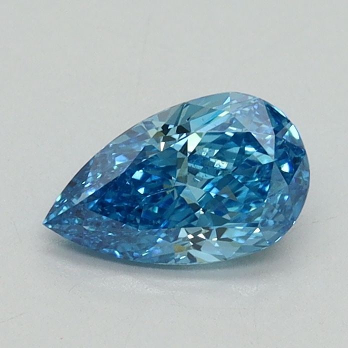 Loose Diamond - PEAR 0.61ct Fancy Vivid Blue VS2: Loose Diamond - PEAR 0.61ct Fancy Vivid Blue VS2 Source: This is a real non-mined Diamond that has been grown in a lab Shape: PEAR Carats: 0.61 Color: Fancy Vivid Blue Certification: IGI Video: