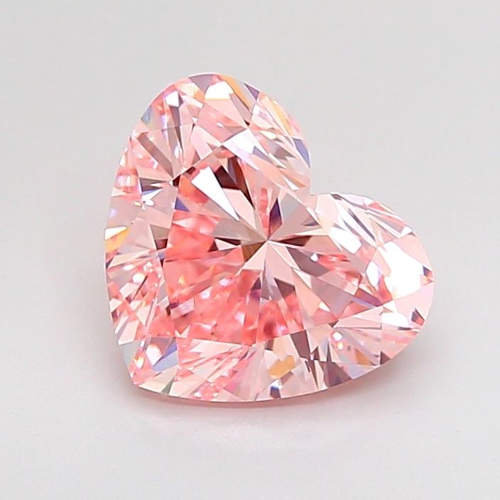 Loose Diamond - HEART 2.11ct Fancy Intense Pink VVS2: Loose Diamond - HEART 2.11ct Fancy Intense Pink VVS2 Source: This is a real non-mined Diamond that has been grown in a lab Shape: HEART Carats: 2.11 Color: Fancy Intense Pink Certification: IGI Video: