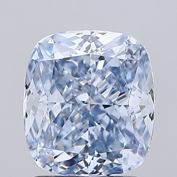 Loose Diamond - CUSHION MODIFIED 1.91ct Fancy Blue VS2: Loose Diamond - CUSHION MODIFIED 1.91ct Fancy Blue VS2 Source: This is a real non-mined Diamond that has been grown in a lab Shape: CUSHION MODIFIED Carats: 1.91 Color: Fancy Blue Certification: IGI V