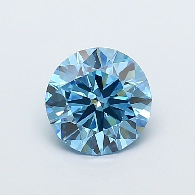Ideal Loose Diamond - ROUND 1.38ct Fancy Vivid Blue VS1: Ideal Loose Diamond - ROUND 1.38ct Fancy Vivid Blue VS1 Source: This is a real non-mined Diamond that has been grown in a lab Shape: ROUND Carats: 1.38 Color: Fancy Vivid Blue Certification: IGI Video