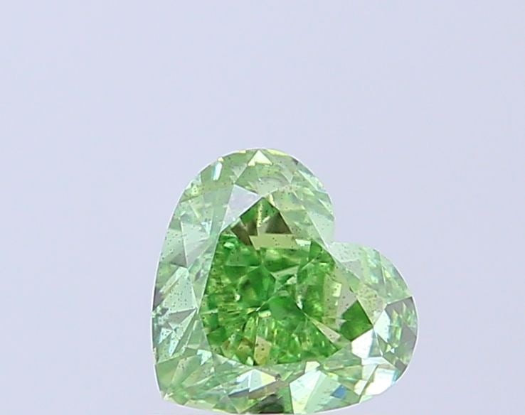 Loose Diamond - HEART 1.4ct Fancy Vivid Green SI2: Loose Diamond - HEART 1.4ct Fancy Vivid Green SI2 Source: This is a real non-mined Diamond that has been grown in a lab Shape: HEART Carats: 1.4 Color: Fancy Vivid Green Certification: IGI Video: