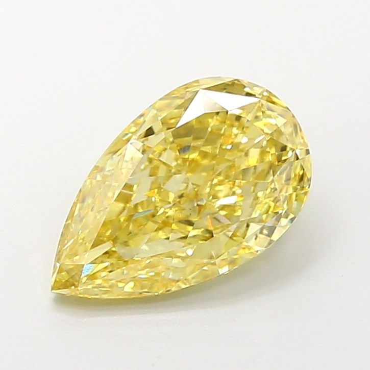 Loose Diamond - PEAR 3.01ct Fancy Intense Yellow VS2: Loose Diamond - PEAR 3.01ct Fancy Intense Yellow VS2 Source: This is a real non-mined Diamond that has been grown in a lab Shape: PEAR Carats: 3.01 Color: Fancy Intense Yellow Certification: IGI Video
