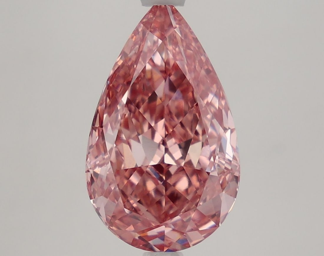 Loose Diamond - PEAR 3.79ct Fancy Vivid Pink VVS2: Loose Diamond - PEAR 3.79ct Fancy Vivid Pink VVS2 Source: This is a real non-mined Diamond that has been grown in a lab Shape: PEAR Carats: 3.79 Color: Fancy Vivid Pink Certification: NONE Video: