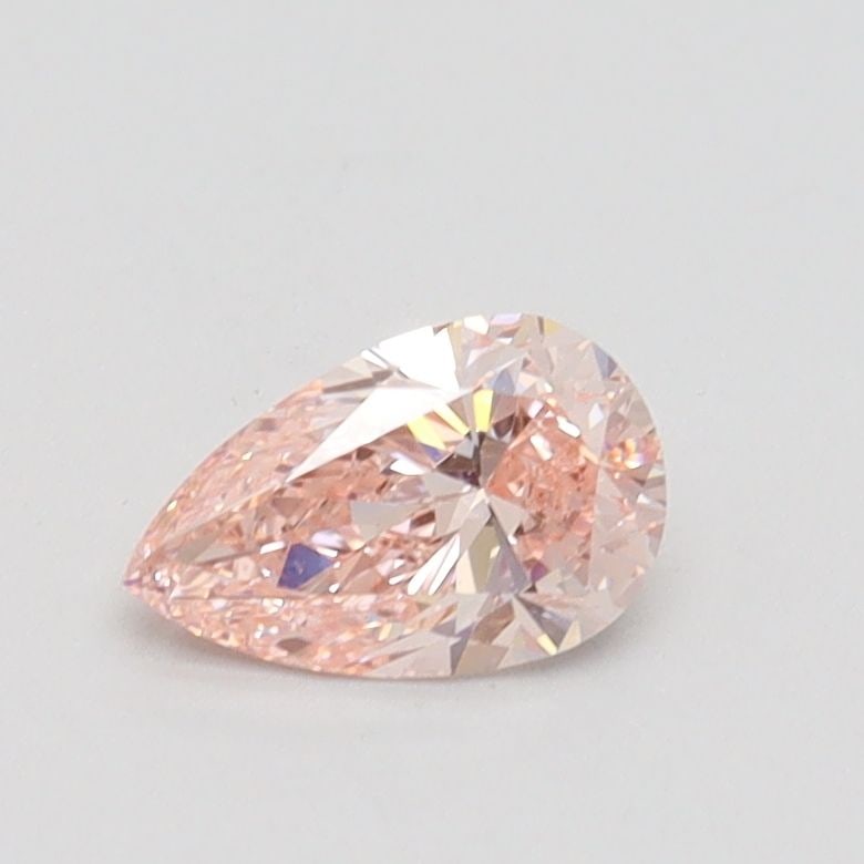 Loose Diamond - PEAR 0.5ct Fancy Pink VS2: Loose Diamond - PEAR 0.5ct Fancy Pink VS2 Source: This is a real non-mined Diamond that has been grown in a lab Shape: PEAR Carats: 0.5 Color: Fancy Pink Certification: IGI Video: