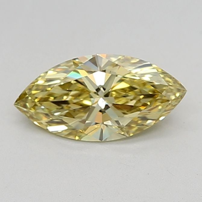 Loose Diamond - MARQUISE 1.09ct Fancy Intense Yellow VVS2: Loose Diamond - MARQUISE 1.09ct Fancy Intense Yellow VVS2 Source: This is a real non-mined Diamond that has been grown in a lab Shape: MARQUISE Carats: 1.09 Color: Fancy Intense Yellow Certification: 