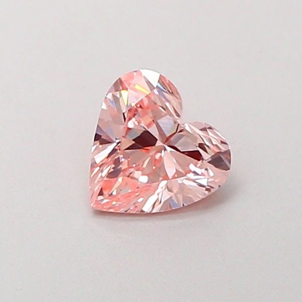 Loose Diamond - HEART 0.56ct Fancy Intense Pink VS1: Loose Diamond - HEART 0.56ct Fancy Intense Pink VS1 Source: This is a real non-mined Diamond that has been grown in a lab Shape: HEART Carats: 0.56 Color: Fancy Intense Pink Certification: IGI Video: