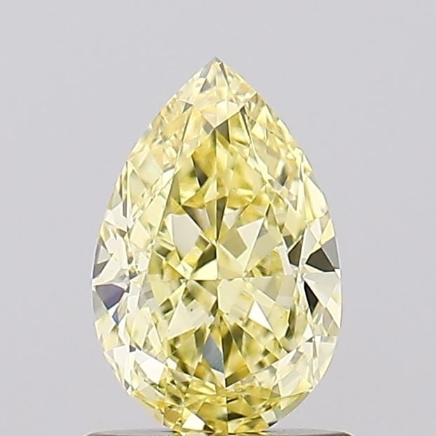 Loose Diamond - PEAR 1.04ct Fancy Intense Yellow VVS2: Loose Diamond - PEAR 1.04ct Fancy Intense Yellow VVS2 Source: This is a real non-mined Diamond that has been grown in a lab Shape: PEAR Carats: 1.04 Color: Fancy Intense Yellow Certification: IGI Vide