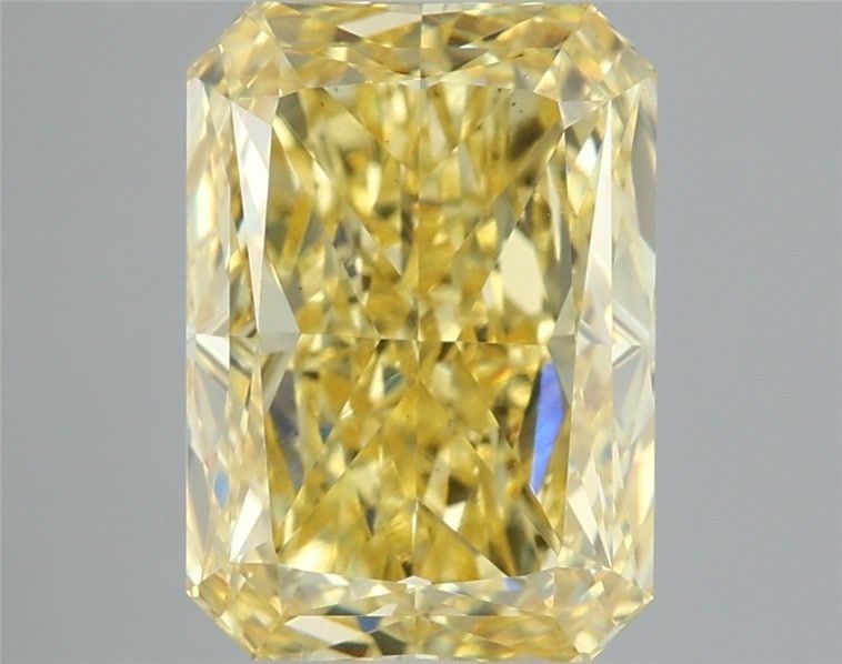 Loose Diamond - RADIANT 4.1ct Fancy Vivid Yellow VS1: Loose Diamond - RADIANT 4.1ct Fancy Vivid Yellow VS1 Source: This is a real non-mined Diamond that has been grown in a lab Shape: RADIANT Carats: 4.1 Color: Fancy Vivid Yellow Certification: IGI Video
