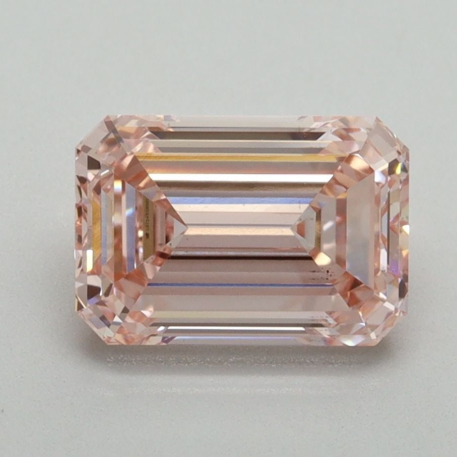Loose Diamond - EMERALD 2.15ct Fancy Vivid Pink VS2: Loose Diamond - EMERALD 2.15ct Fancy Vivid Pink VS2 Source: This is a real non-mined Diamond that has been grown in a lab Shape: EMERALD Carats: 2.15 Color: Fancy Vivid Pink Certification: IGI Video: